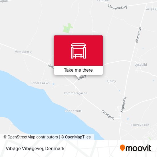 Vibøge Vibøgevej map