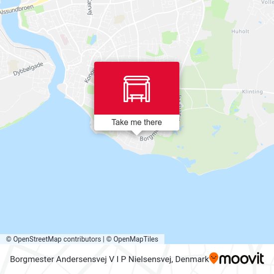 Borgmester Andersensvej V I P Nielsensvej map