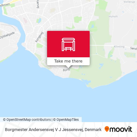 Borgmester Andersensvej V J Jessensvej map
