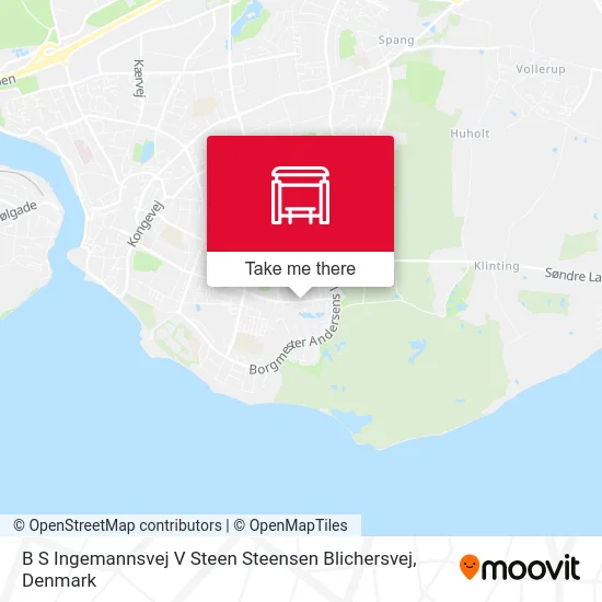 B S Ingemannsvej V Steen Steensen Blichersvej map