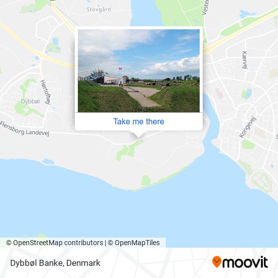Dybbøl Banke map