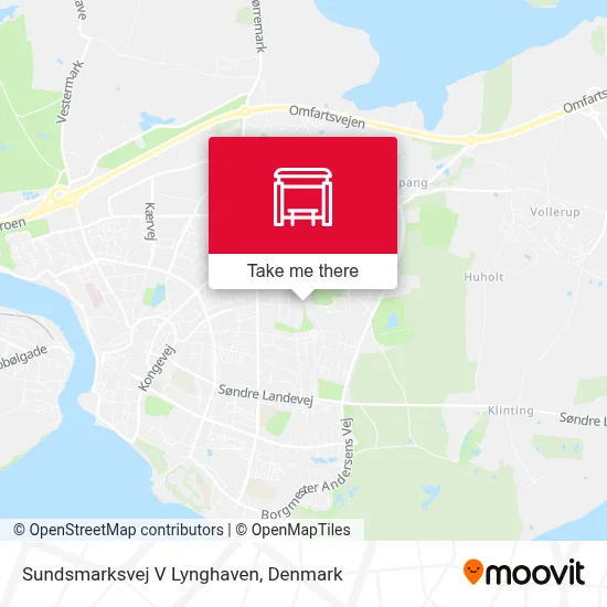 Sundsmarksvej V Lynghaven map