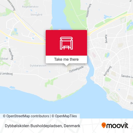 Dybbølskolen Busholdepladsen map