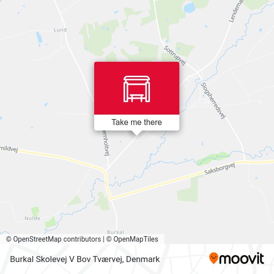 Burkal Skolevej V Bov Tværvej map