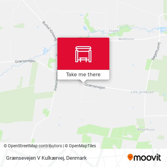 Grænsevejen V Kulkærvej map