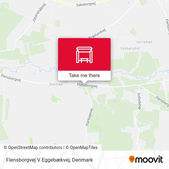 Flensborgvej V Eggebækvej map