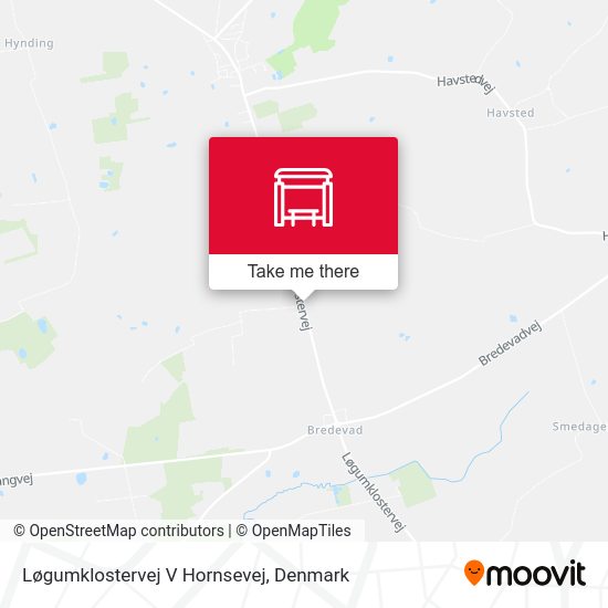 Løgumklostervej V Hornsevej map