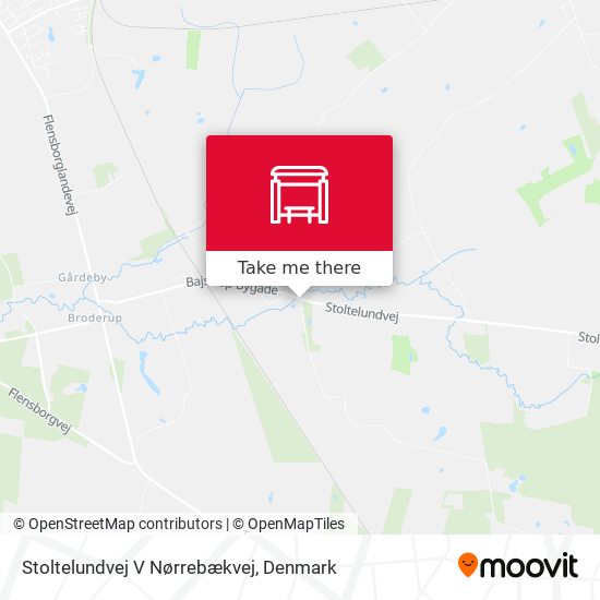 Stoltelundvej V Nørrebækvej map