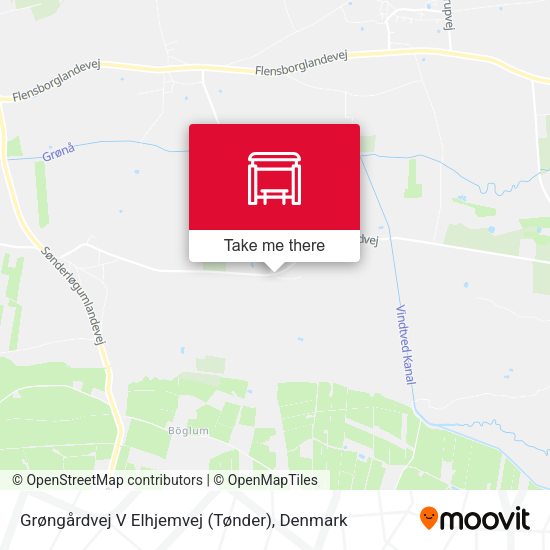 Grøngårdvej V Elhjemvej (Tønder) map
