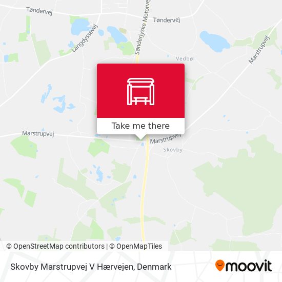 Skovby Marstrupvej V Hærvejen map