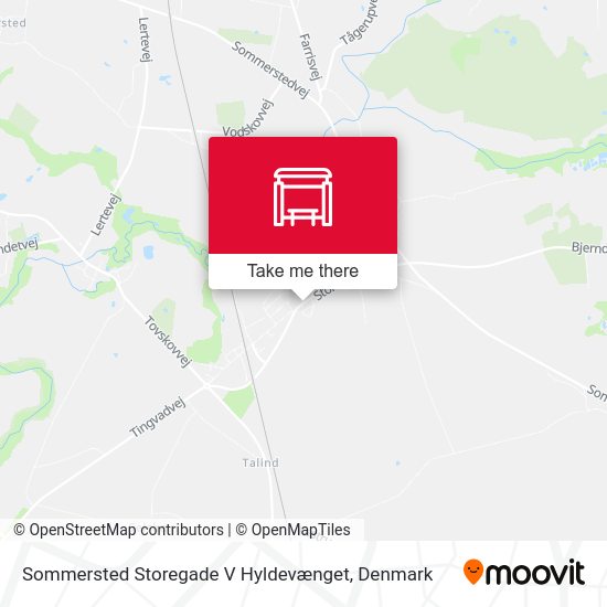 Sommersted Storegade V Hyldevænget map