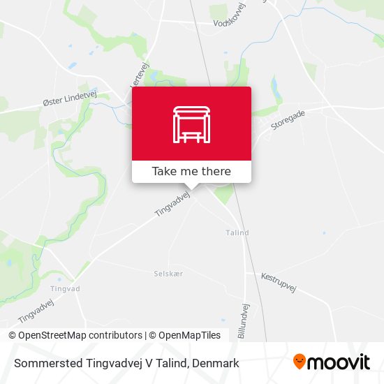 Sommersted Tingvadvej V Talind map