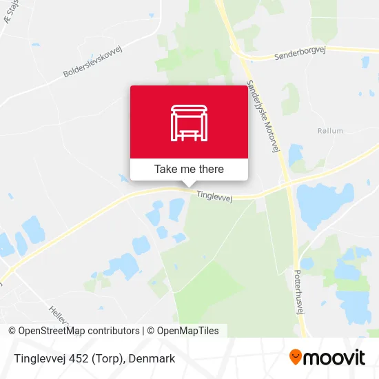 Tinglevvej 452 (Torp) map