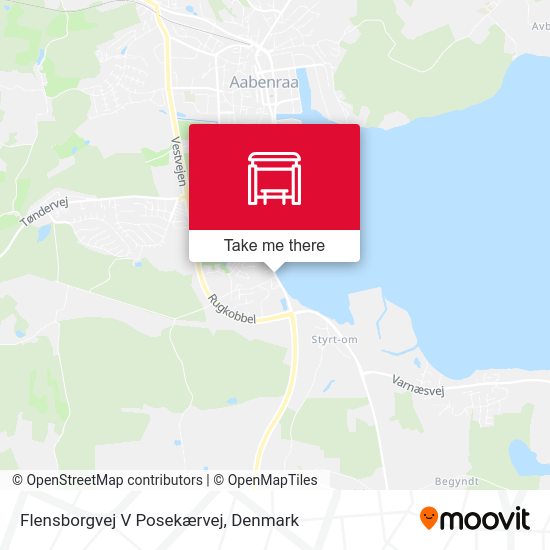 Flensborgvej V Posekærvej map