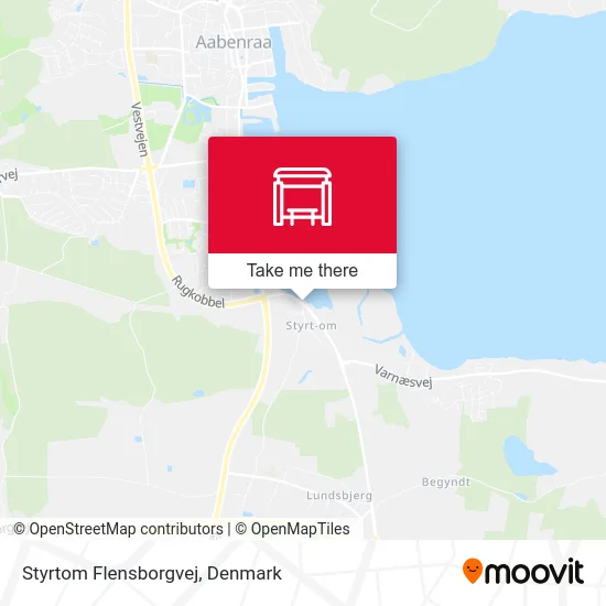 Styrtom Flensborgvej map