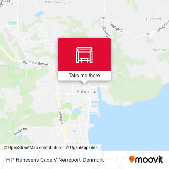 H P Hanssens Gade V Nørreport map