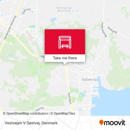 Vestvejen V Søstvej map