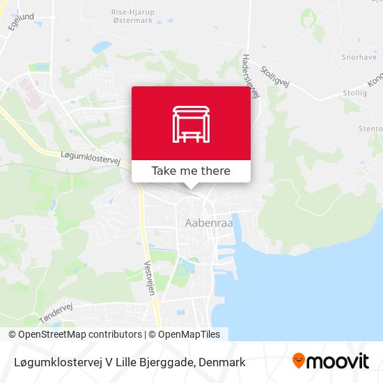 Løgumklostervej V Lille Bjerggade map