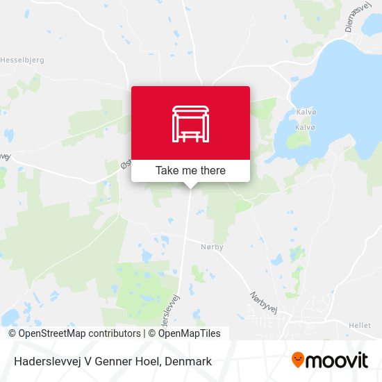 Haderslevvej V Genner Hoel map