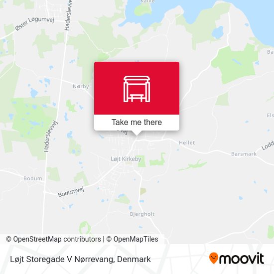 Løjt Storegade V Nørrevang map
