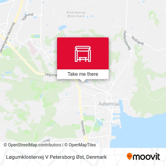 Løgumklostervej V Petersborg Øst map