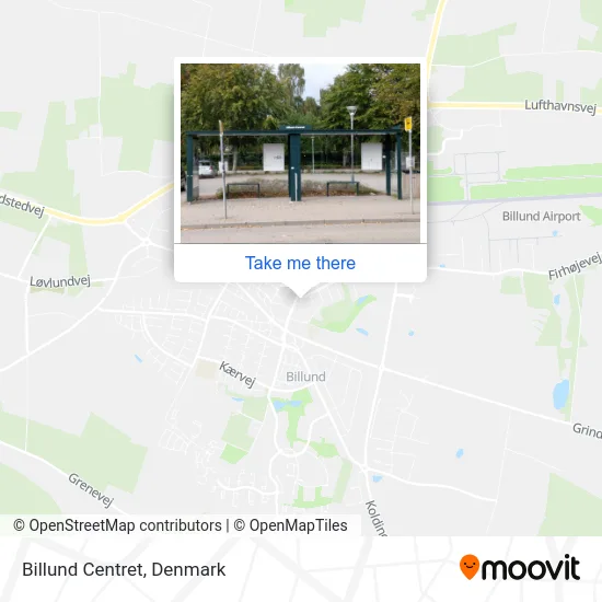 Billund Centret map
