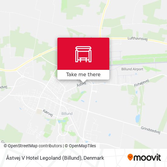 Åstvej V Hotel Legoland (Billund) map