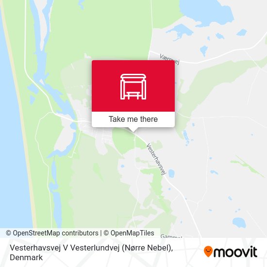 Vesterhavsvej V Vesterlundvej (Nørre Nebel) map
