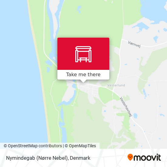 Nymindegab (Nørre Nebel) map
