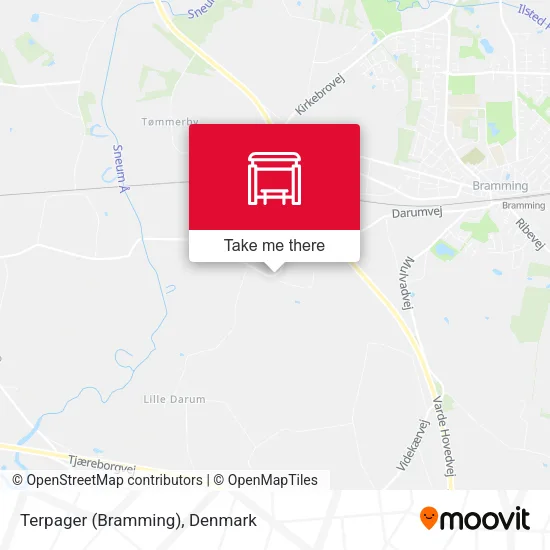 Terpager (Bramming) map