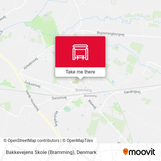 Bakkevejens Skole (Bramming) map