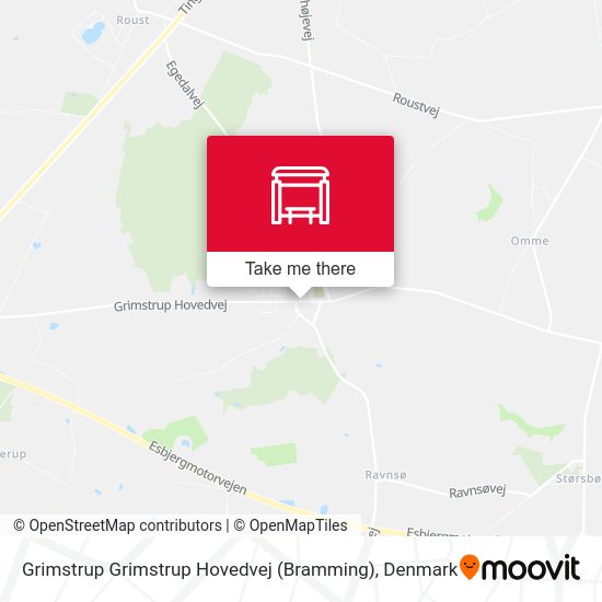 Grimstrup Grimstrup Hovedvej (Bramming) map