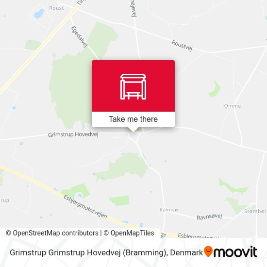 Grimstrup Grimstrup Hovedvej (Bramming) map