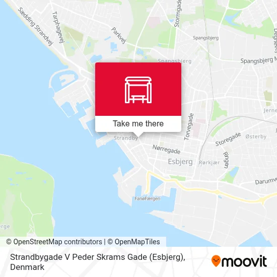 Strandbygade V Peder Skrams Gade (Esbjerg) map