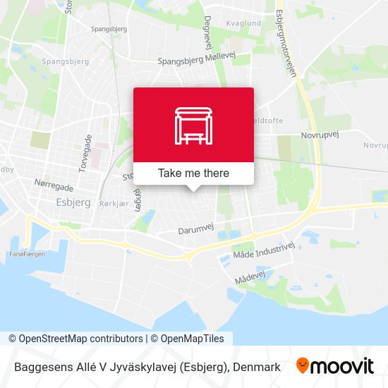 Baggesens Allé V Jyväskylavej (Esbjerg) map