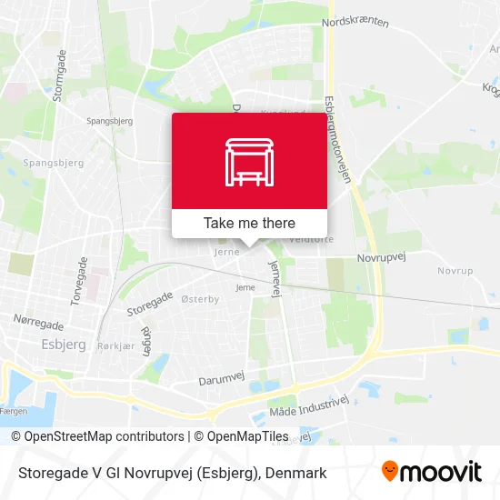 Storegade V Gl Novrupvej (Esbjerg) map