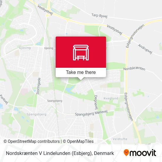 Nordskrænten V Lindelunden (Esbjerg) map