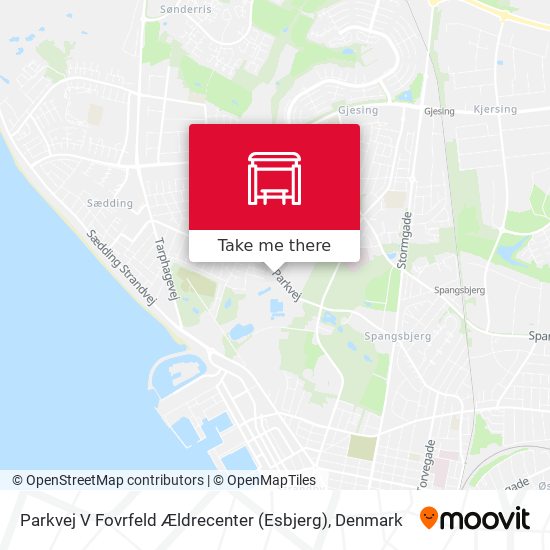 Parkvej V Fovrfeld Ældrecenter (Esbjerg) map