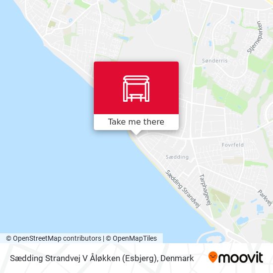 Sædding Strandvej V Åløkken (Esbjerg) map