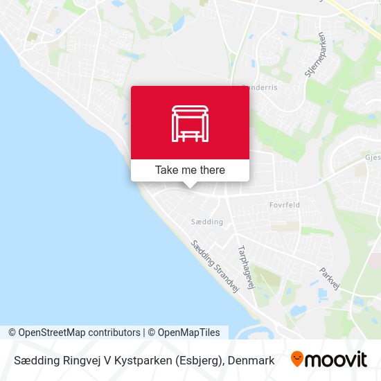 Sædding Ringvej V Kystparken (Esbjerg) map