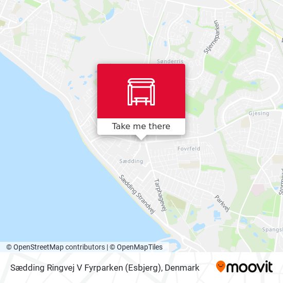 Sædding Ringvej V Fyrparken (Esbjerg) map