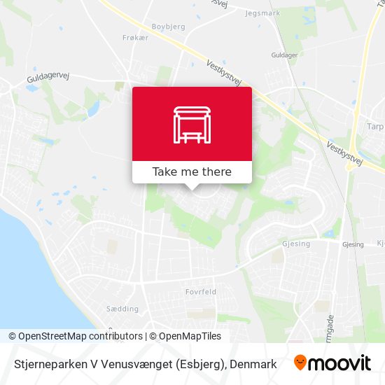 Stjerneparken V Venusvænget (Esbjerg) map