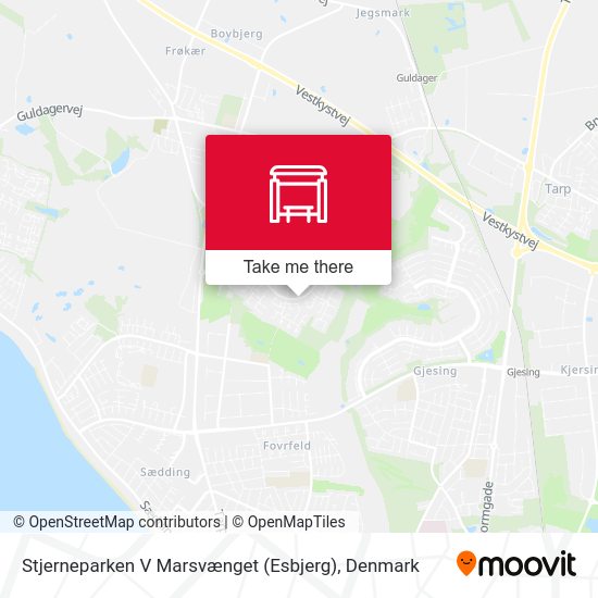 Stjerneparken V Marsvænget (Esbjerg) map