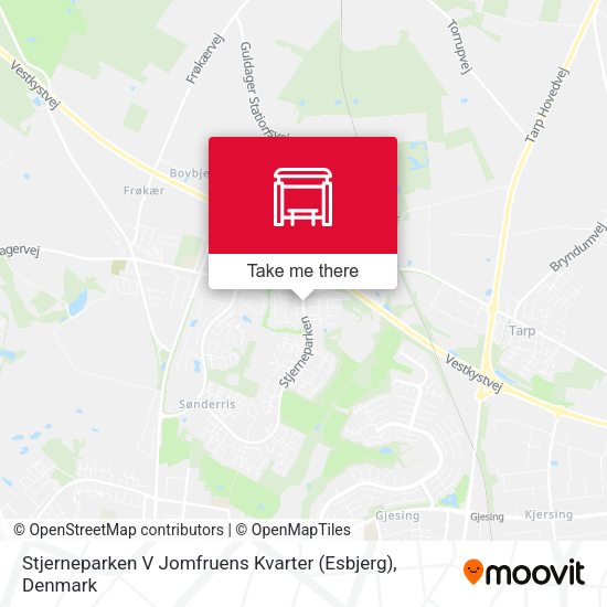 Stjerneparken V Jomfruens Kvarter (Esbjerg) map