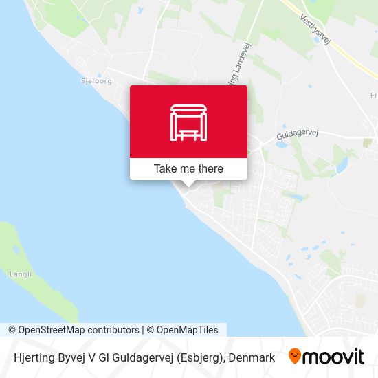 Hjerting Byvej V Gl Guldagervej (Esbjerg) map