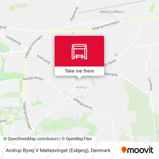Andrup Byvej V Møllesvinget (Esbjerg) map