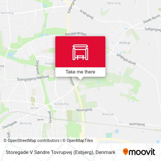 Storegade V Søndre Tovrupvej (Esbjerg) map
