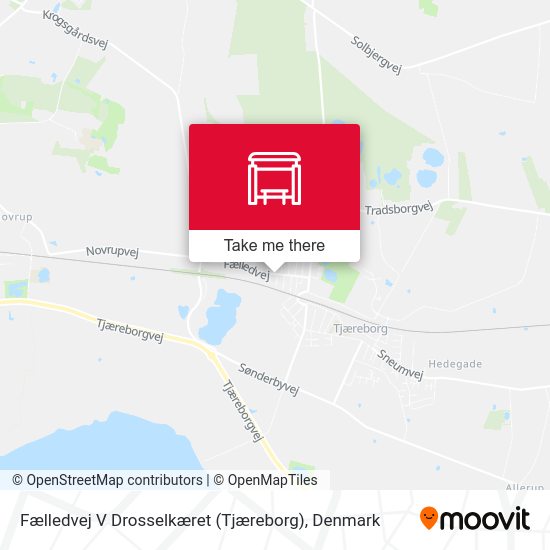Fælledvej V Drosselkæret (Tjæreborg) map