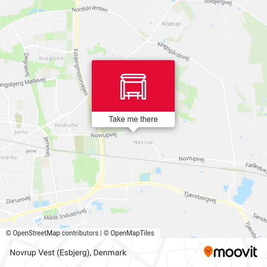 Novrup Vest (Esbjerg) map