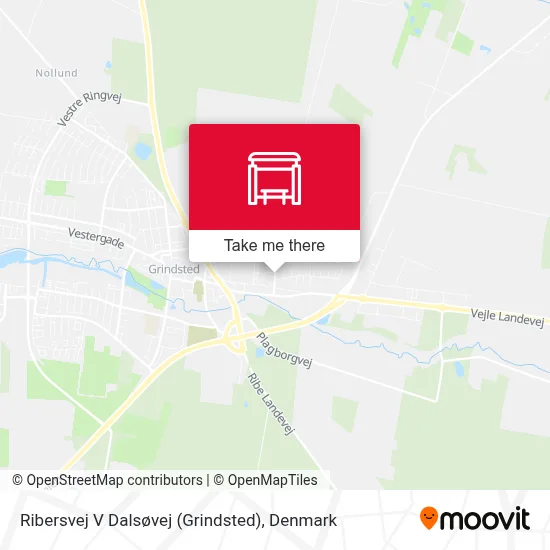 Ribersvej V Dalsøvej (Grindsted) map